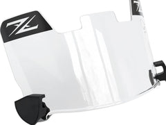 ZIXIOYS visera frontal transparente mostrando cobertura y reducción de deslumbramiento