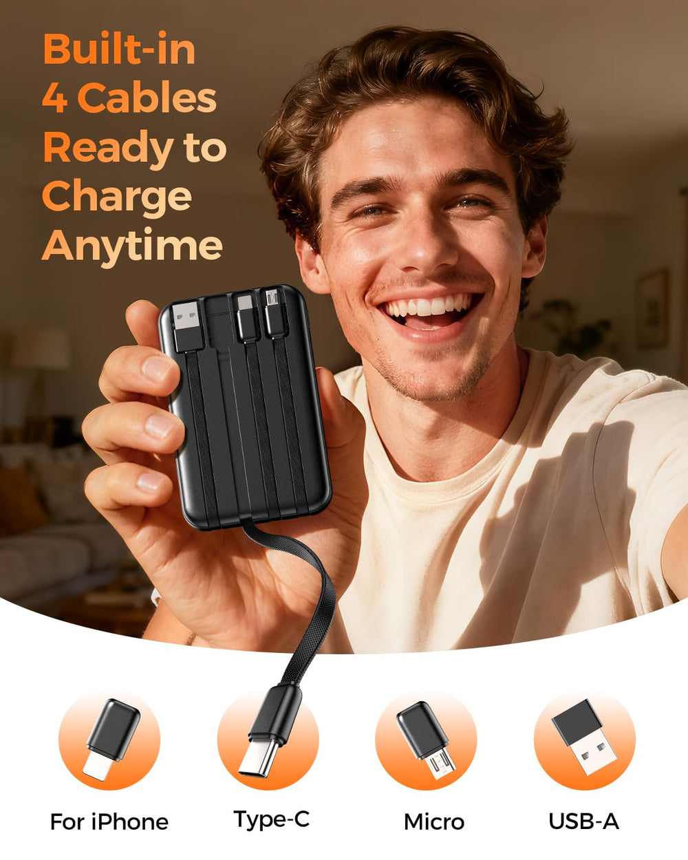 Zmmyuluo charging five devices at once illustrating multi-device convenience