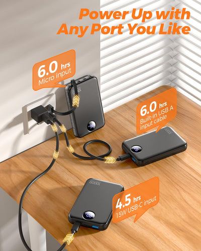Zmmyuluo LED display with battery percentage for accurate remaining power info