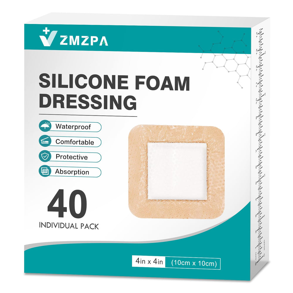 ZMZPA front packaging box showing 40 dressings and convenience