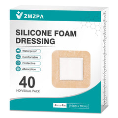 ZMZPA front packaging box showing 40 dressings and convenience
