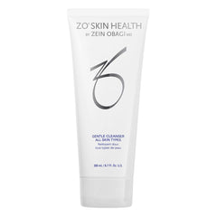 ZO SKIN HEALTH frasco frontal 200 ml mostrando etiqueta y beneficio limpieza suave