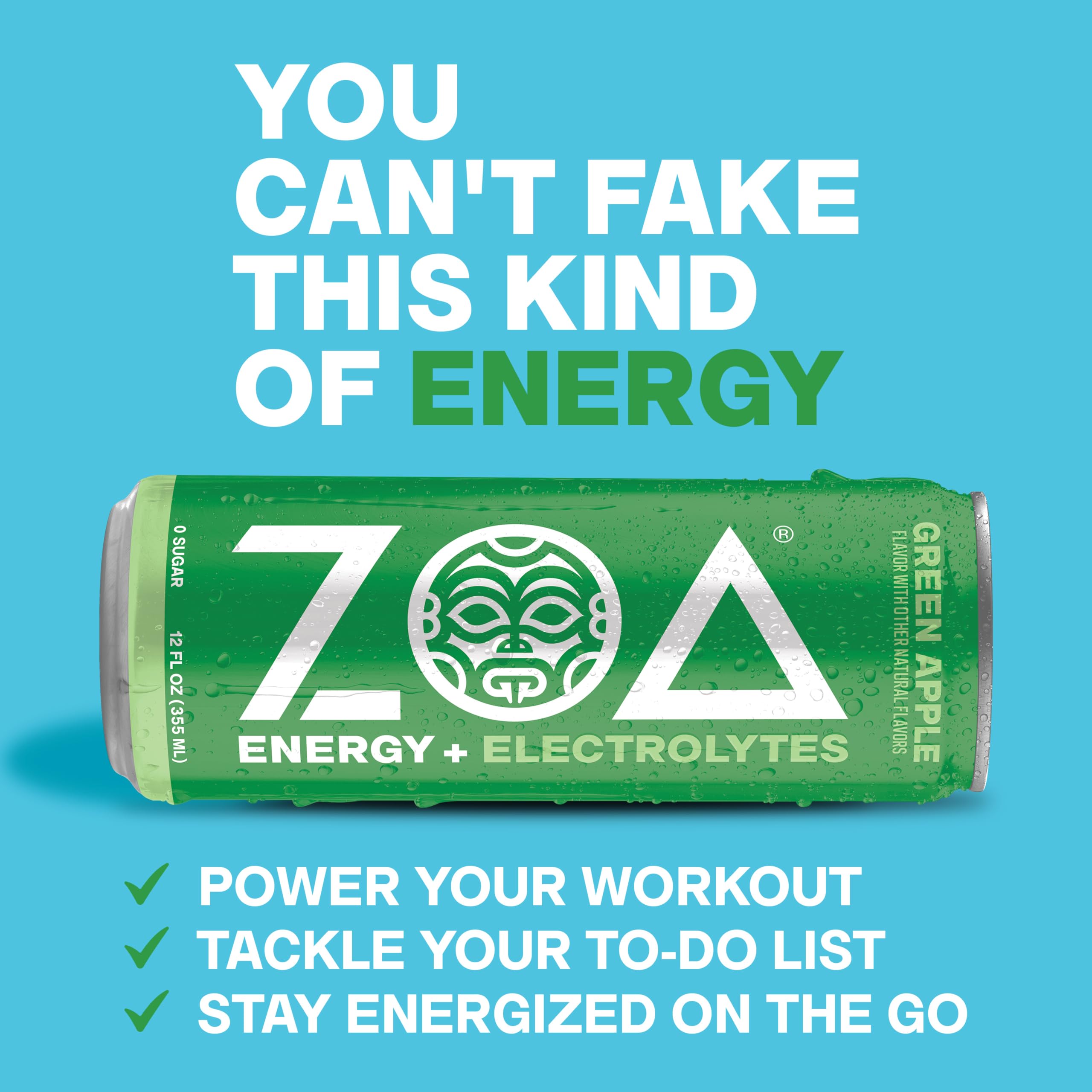 ZOA bebida en gimnasio para reponer energía y electrolitos