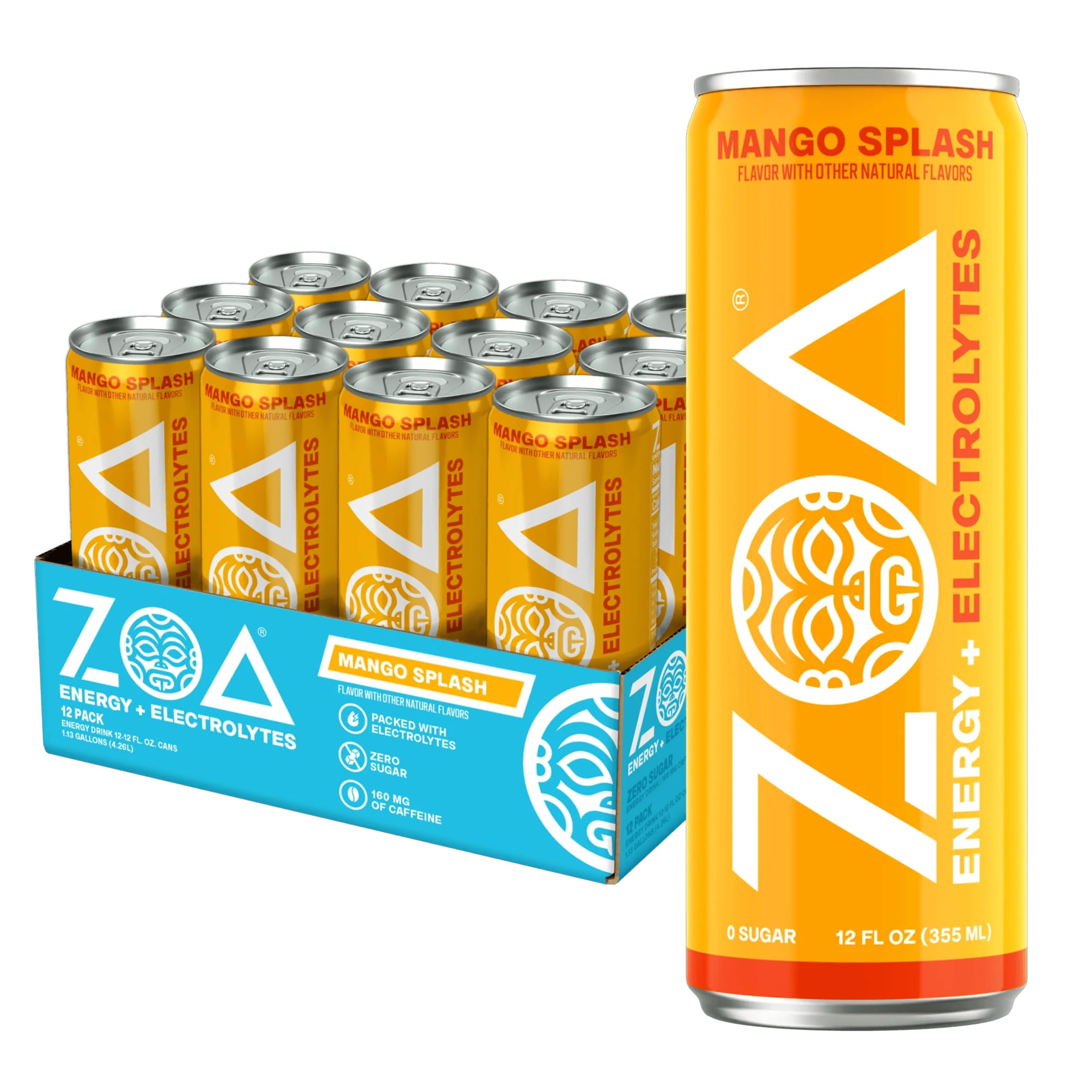 ZOA lata frontal del pack mostrando diseño y conveniencia