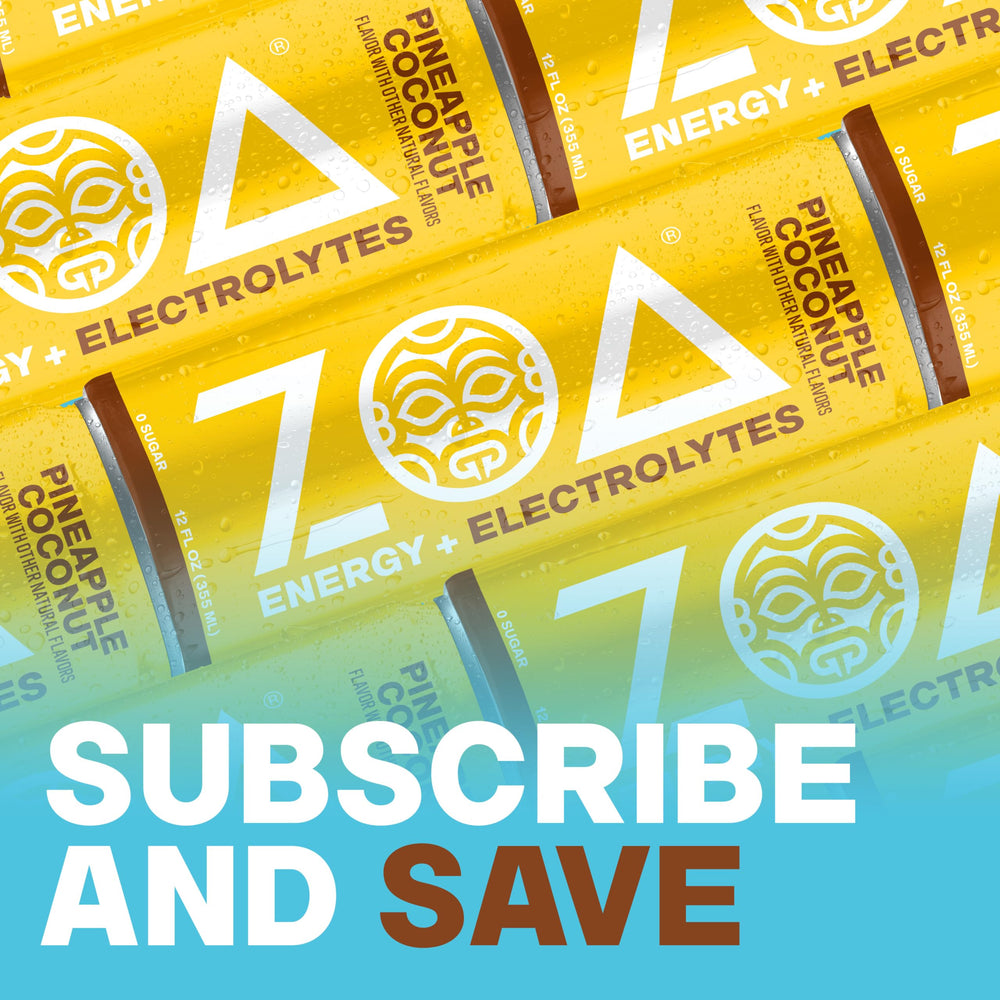ZOA en ambiente de playa, evoca sensación tropical y energía