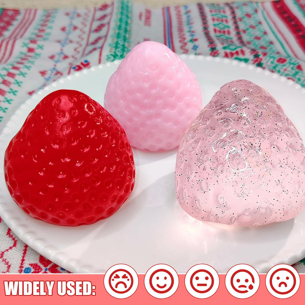 Zoacrn tres fresas colores para elegir como regalo versátil