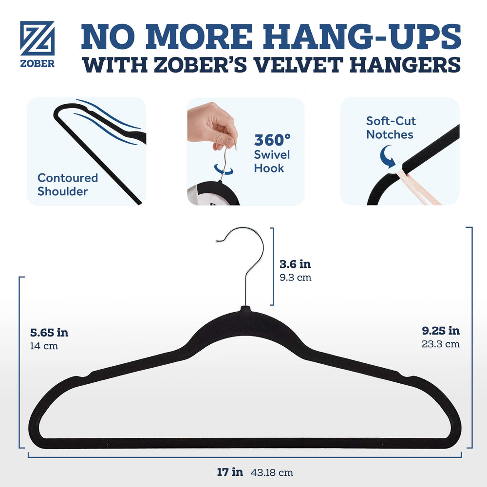 Hombro curvado ZOBER preserva forma de suéter y camisa