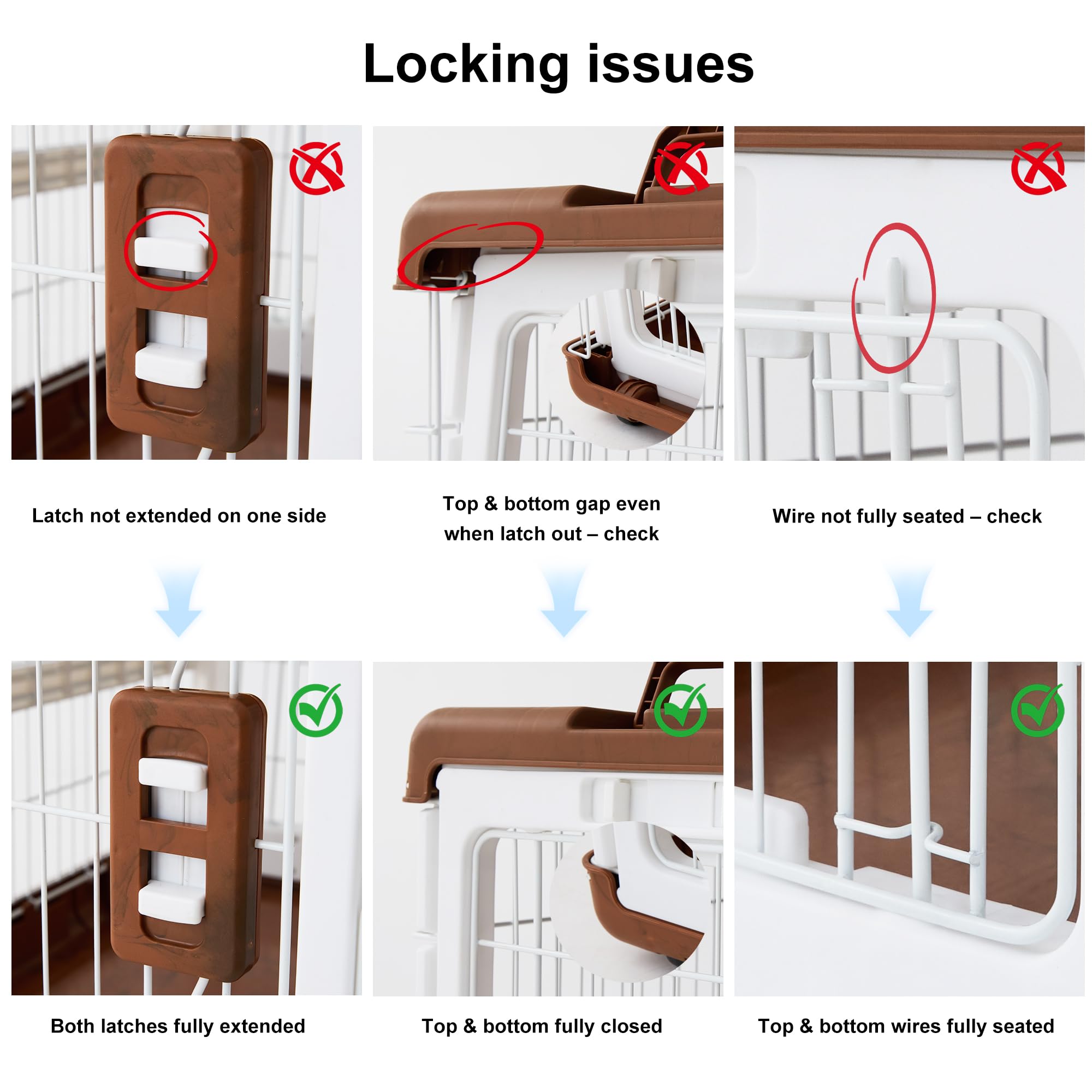 ZOMISIA cierre squeeze-latch asegurando la puerta eficazmente