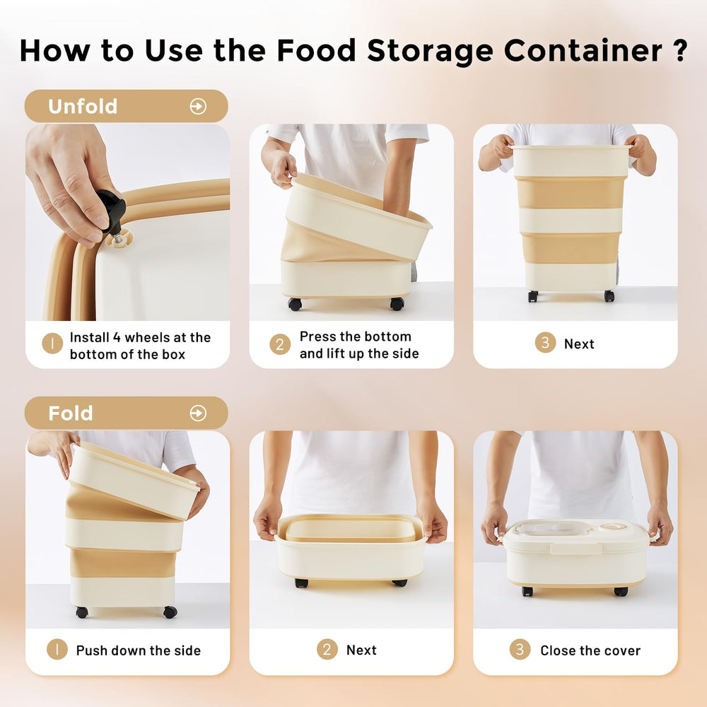 ZOMISIA container in a kitchen feeding area for tidy convenience benefit