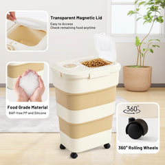 ZOMISIA wheels and handle close-up for easy rolling and transport benefit