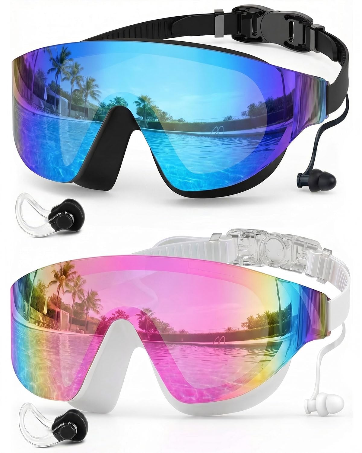 Zoomsnail frontal pack 2 gafas mostrando diseño sin marco y campo visual amplio