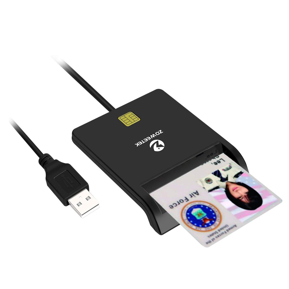 ZOWEETEK lector frontal mostrando diseño compacto y conexión segura