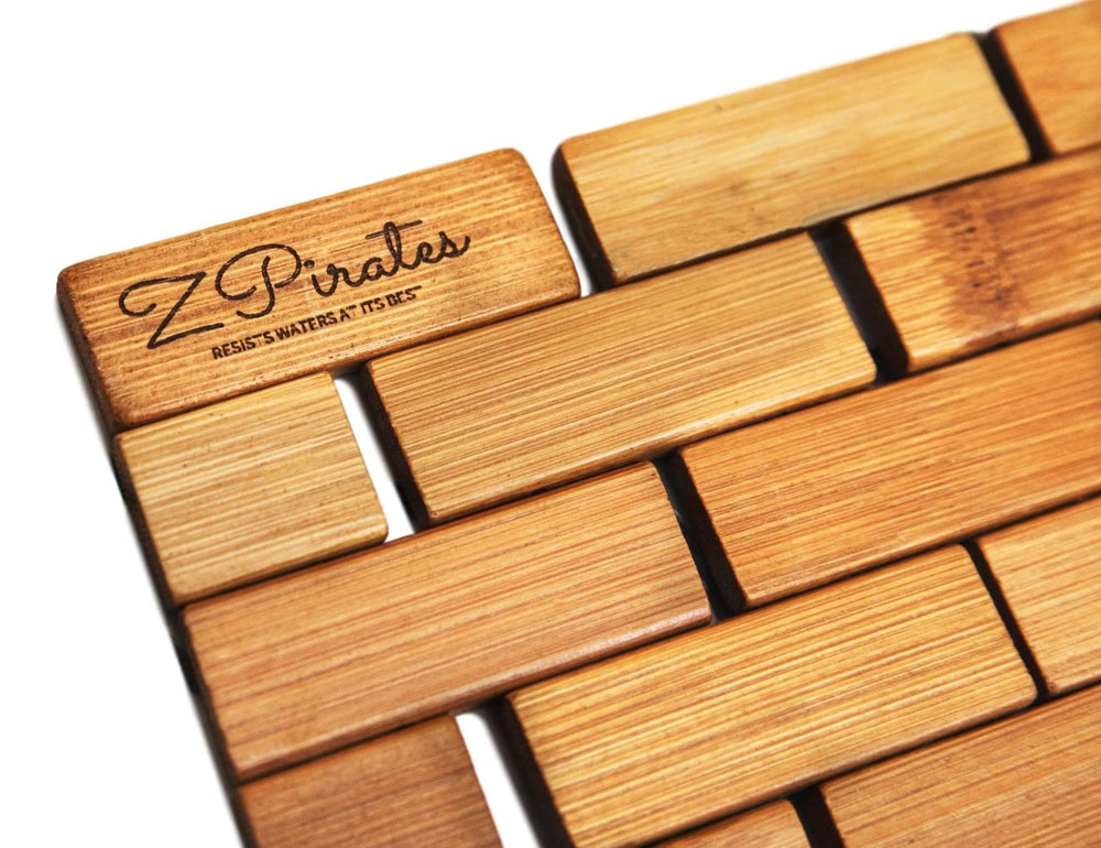 ZPirates estera en baño ambientado, añade calidez y estilo natural