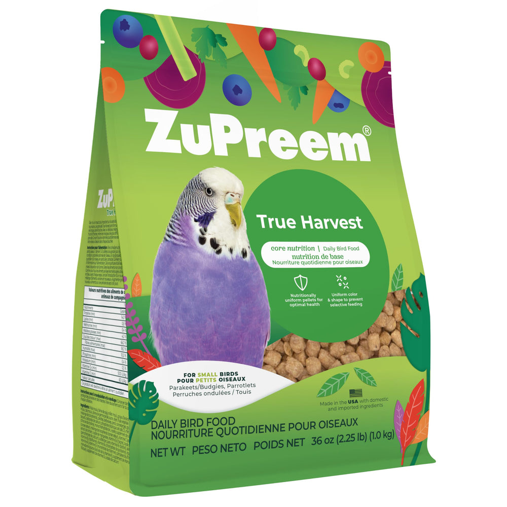 ZuPreem frente del empaque mostrando 2.25 lb y beneficios balanceados