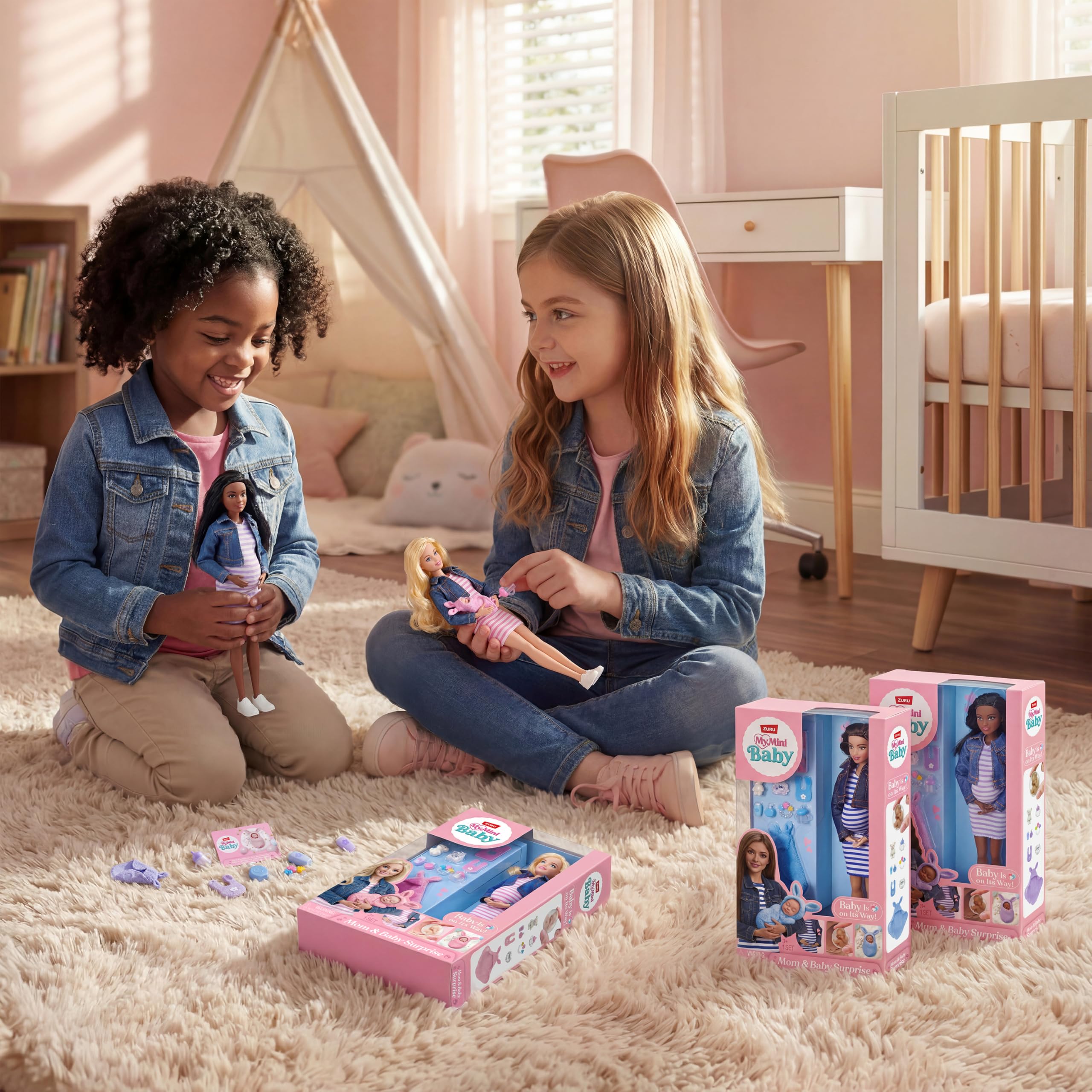 ZURU MY MINI comparación de tamaño con mano para ver escala y manipulación